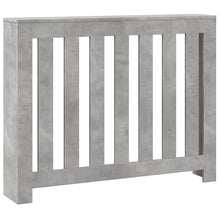 Radiatorombouw 104x20x82 cm bewerkt hout betongrijs
