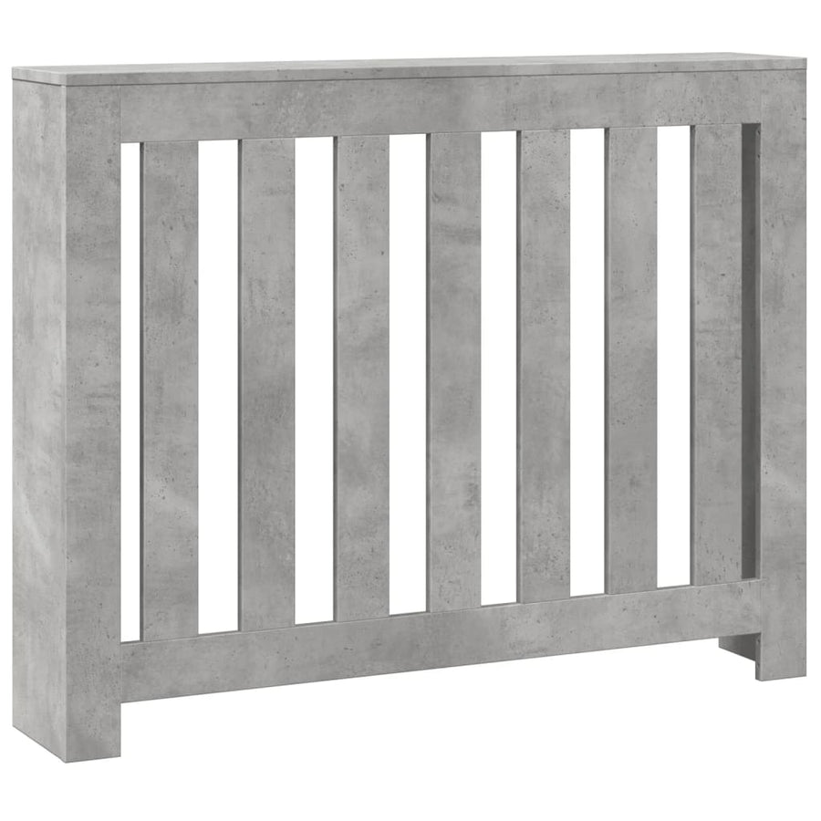 Radiatorombouw 104x20x82 cm bewerkt hout betongrijs