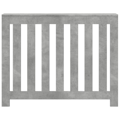 Radiatorombouw 104x20x82 cm bewerkt hout betongrijs