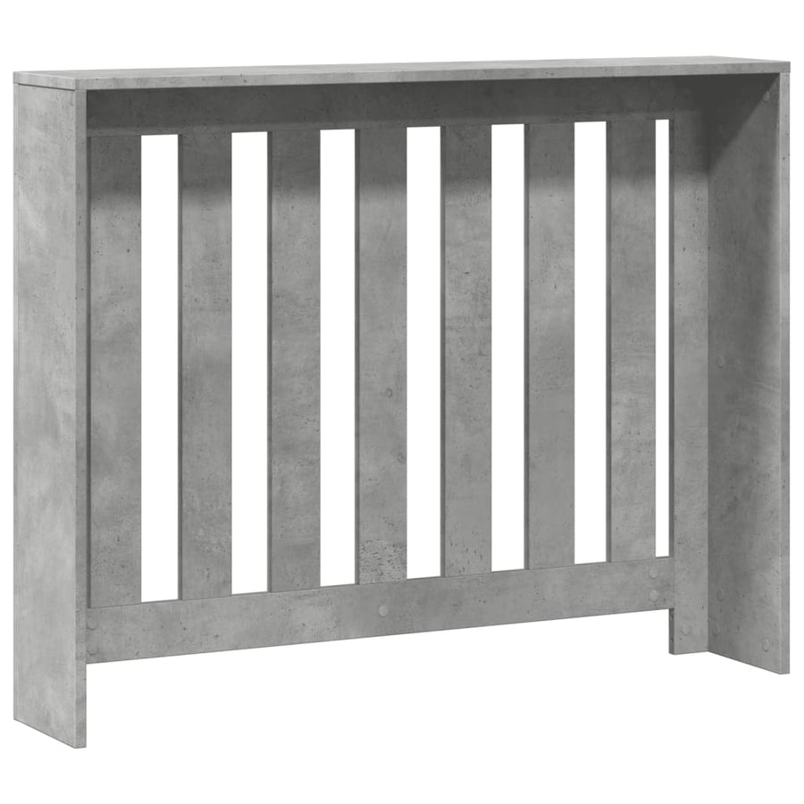 Radiatorombouw 104x20x82 cm bewerkt hout betongrijs