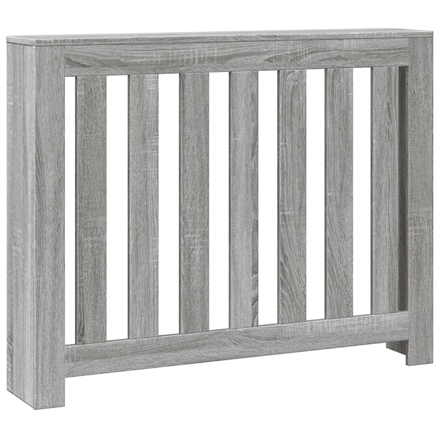Radiatorombouw 104x20x82 cm bewerkt hout grijs sonoma eiken