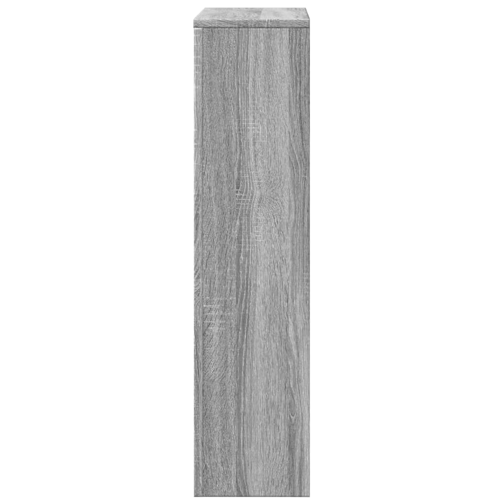 Radiatorombouw 104x20x82 cm bewerkt hout grijs sonoma eiken