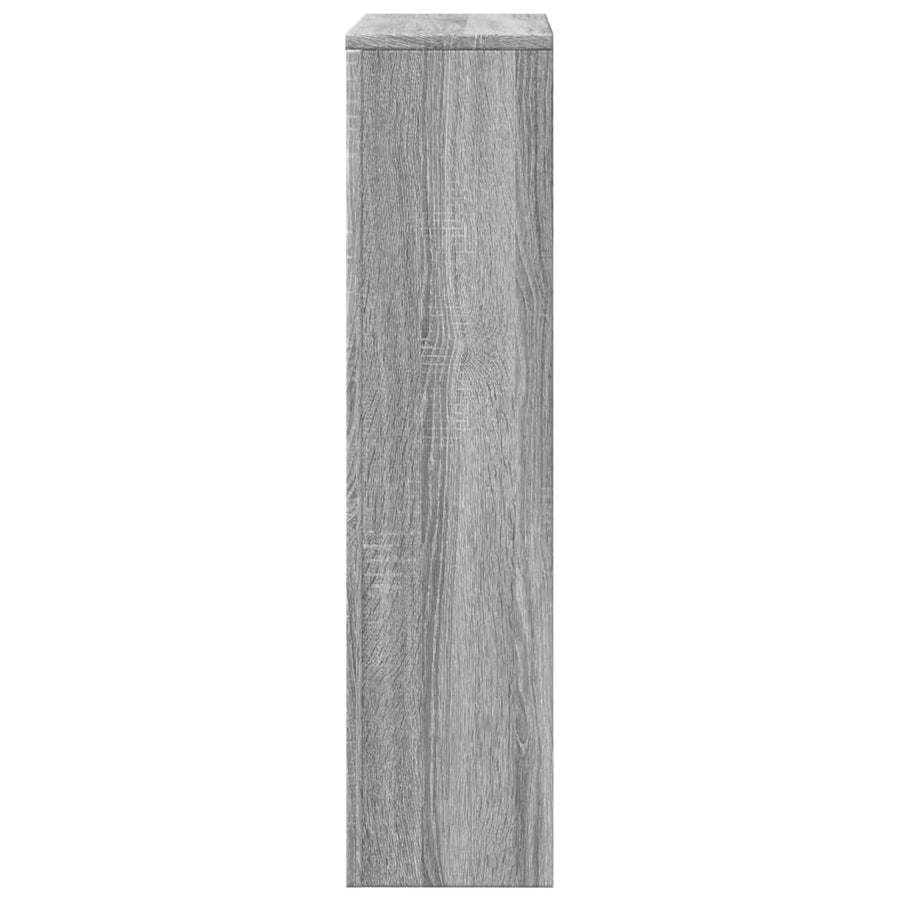 Radiatorombouw 104x20x82 cm bewerkt hout grijs sonoma eiken