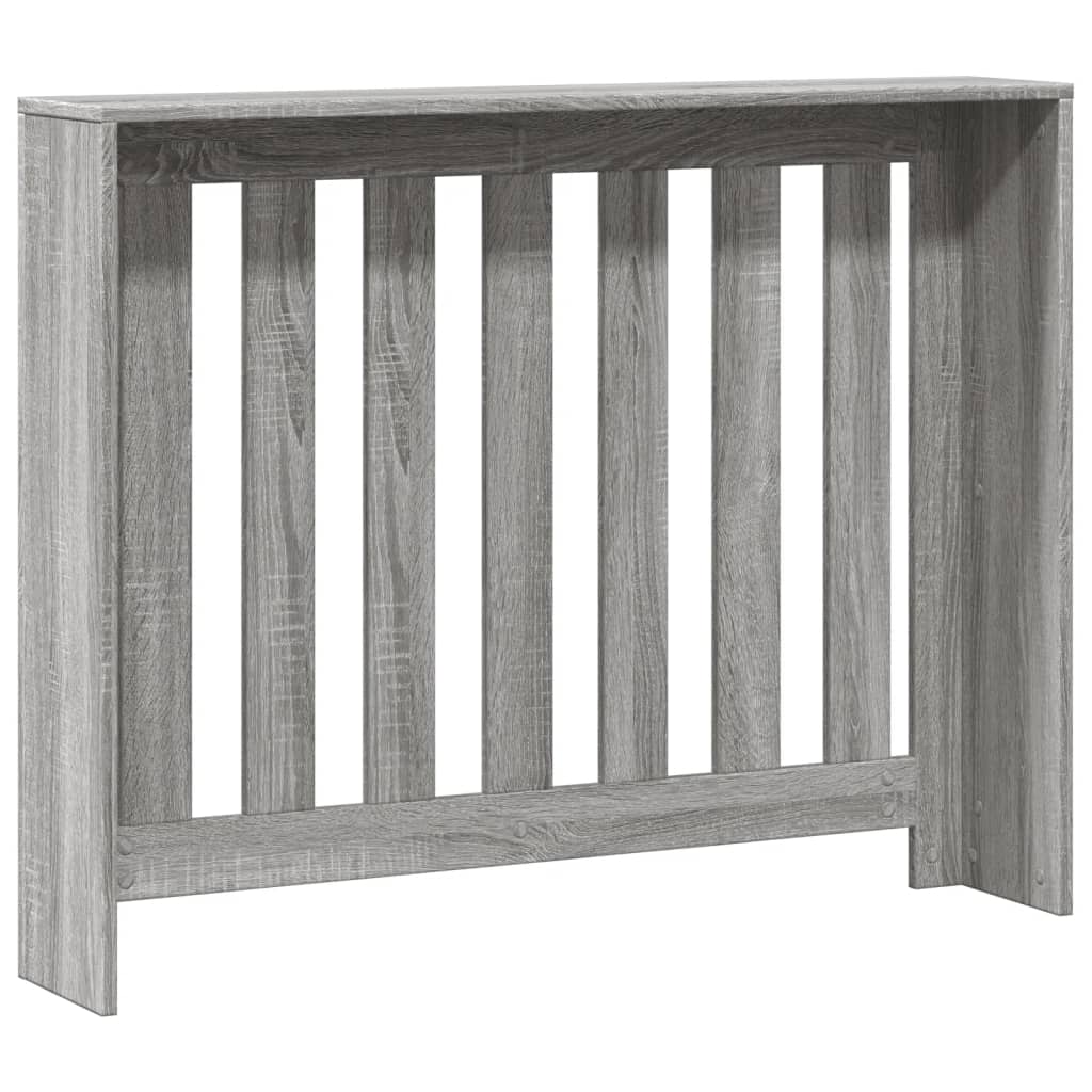 Radiatorombouw 104x20x82 cm bewerkt hout grijs sonoma eiken