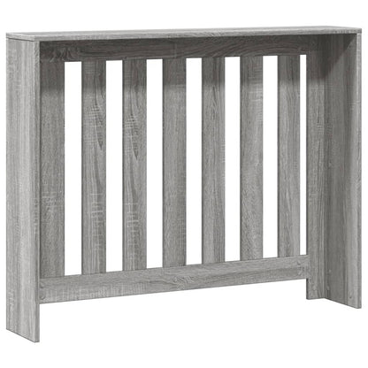 Radiatorombouw 104x20x82 cm bewerkt hout grijs sonoma eiken