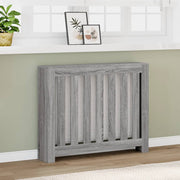 Radiatorombouw 104x20x82 cm bewerkt hout grijs