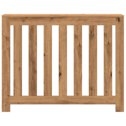 Radiatorombouw 104x20x82 cm bewerkt hout artisanaal eikenkleur