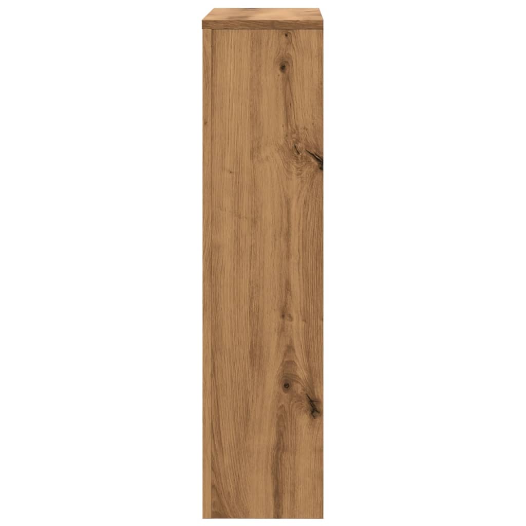 Radiatorombouw 104x20x82 cm bewerkt hout artisanaal eikenkleur