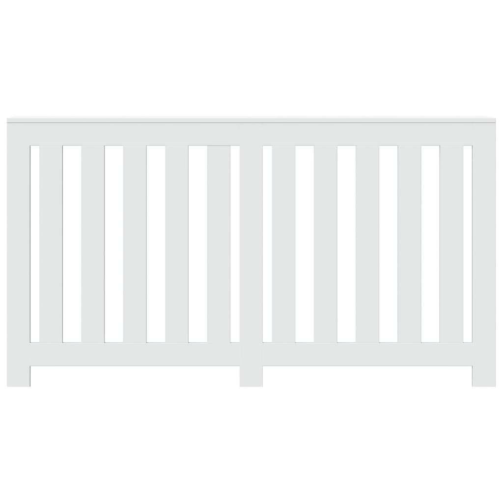 Radiatorombouw 149x20x82 cm bewerkt hout wit