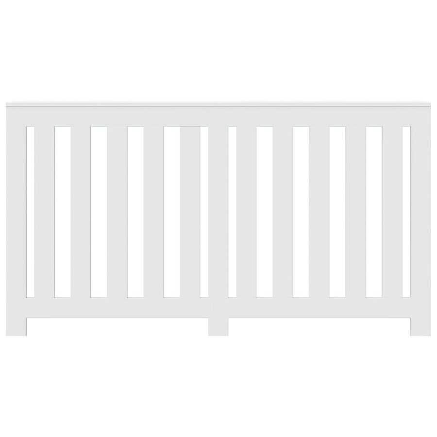 Radiatorombouw 149x20x82 cm bewerkt hout wit