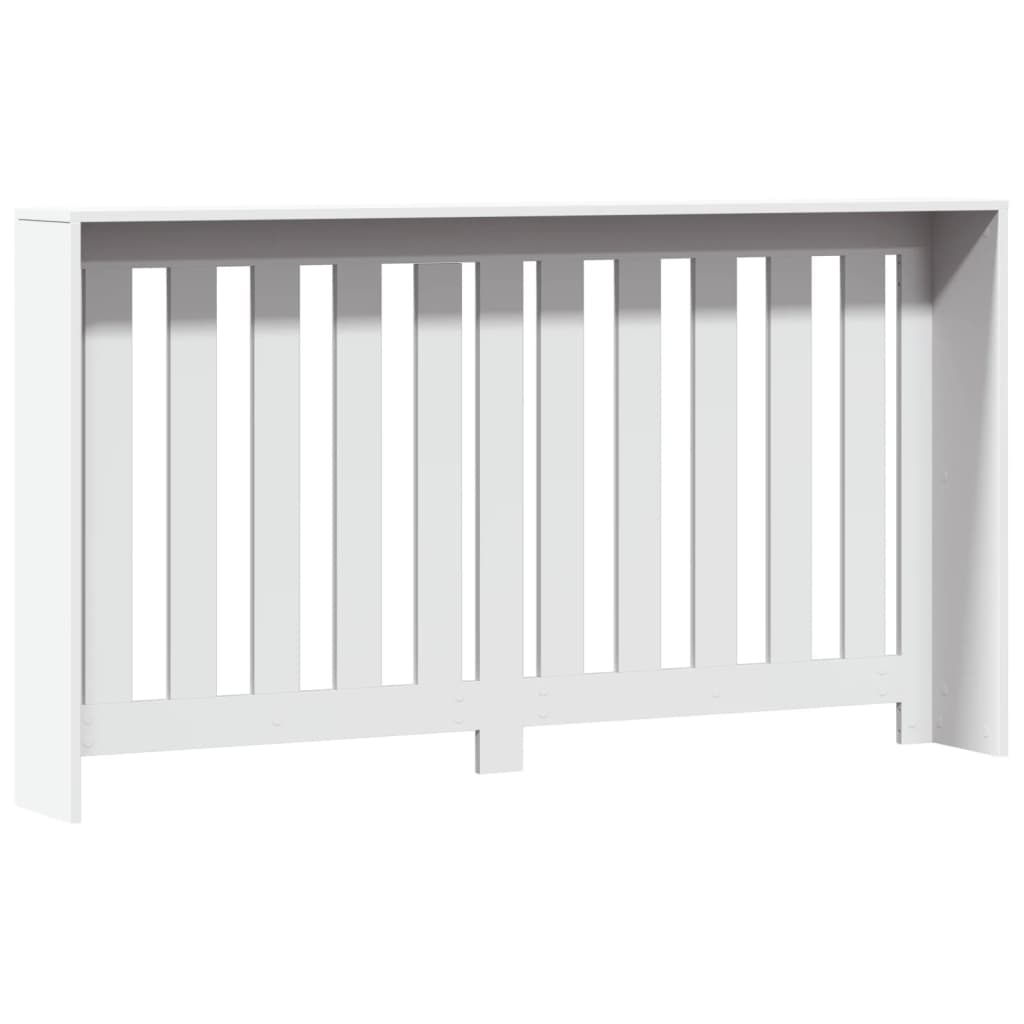 Radiatorombouw 149x20x82 cm bewerkt hout wit