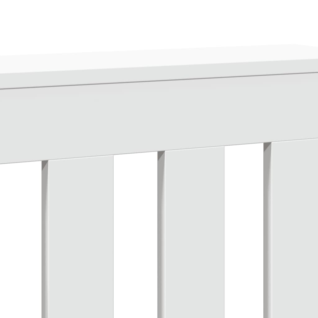 Radiatorombouw 149x20x82 cm bewerkt hout wit