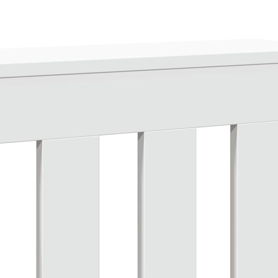 Radiatorombouw 149x20x82 cm bewerkt hout wit