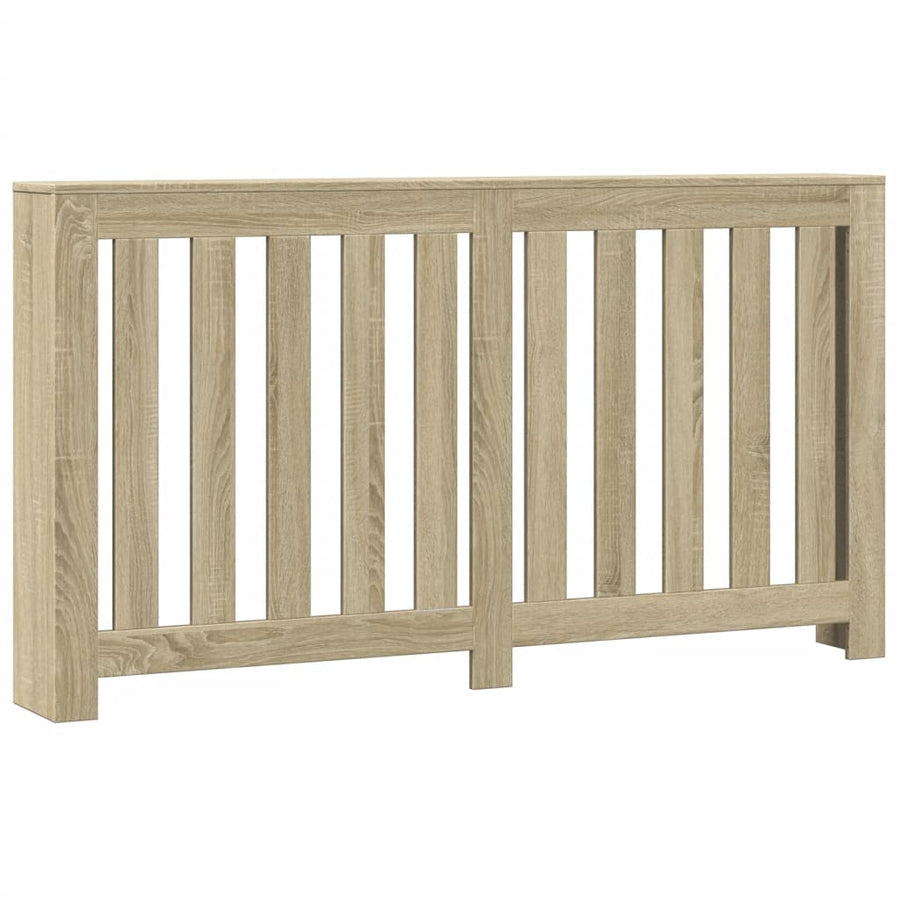 Radiatorombouw 149x20x82 cm bewerkt hout sonoma eikenkleurig