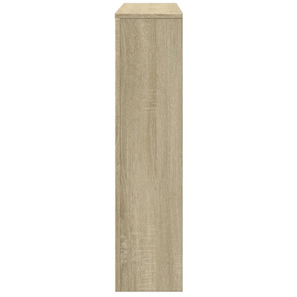 Radiatorombouw 149x20x82 cm bewerkt hout sonoma eikenkleurig