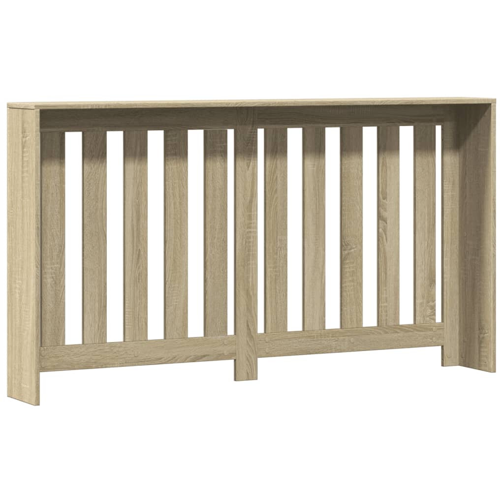 Radiatorombouw 149x20x82 cm bewerkt hout sonoma eikenkleurig