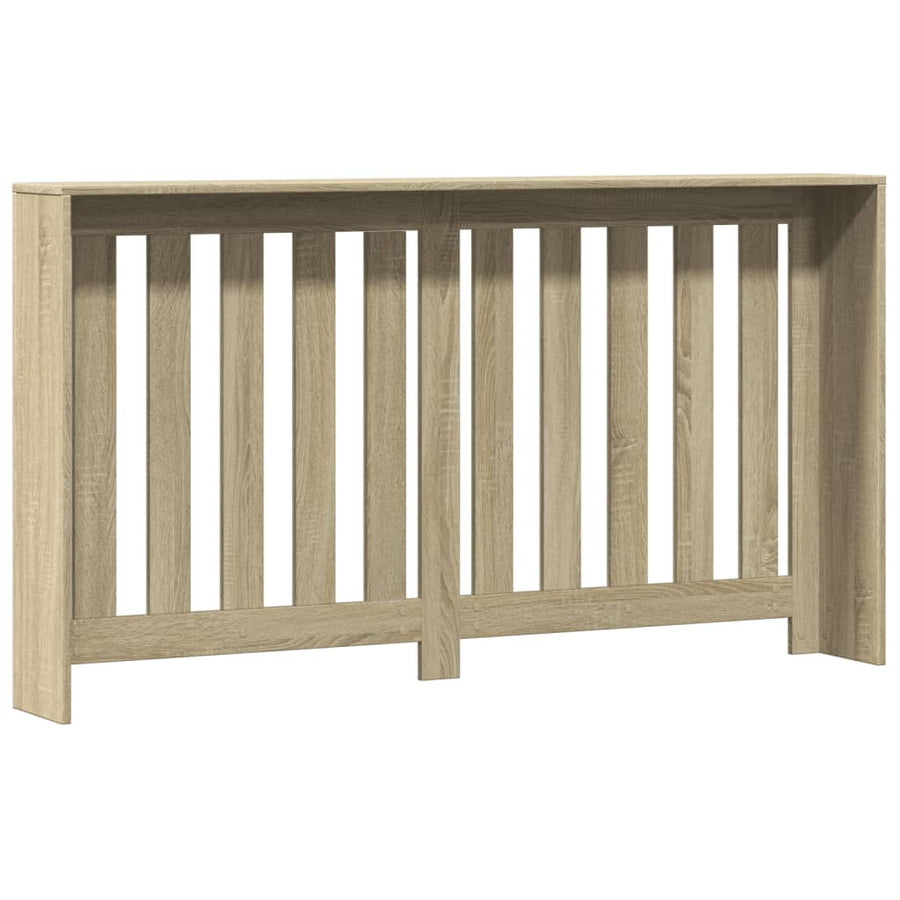 Radiatorombouw 149x20x82 cm bewerkt hout sonoma eikenkleurig