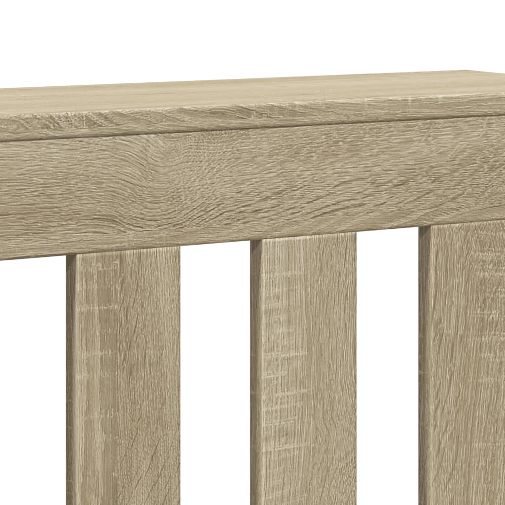 Radiatorombouw 149x20x82 cm bewerkt hout sonoma eikenkleurig