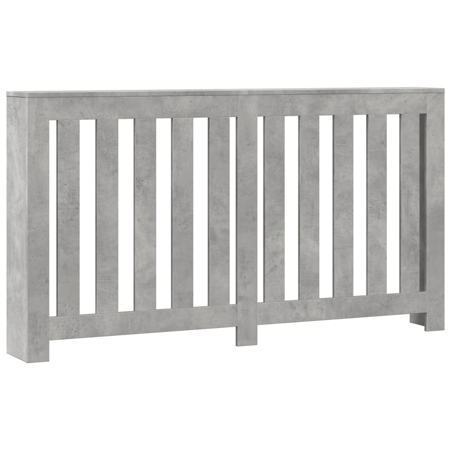 Radiatorombouw 149x20x82 cm bewerkt hout betongrijs