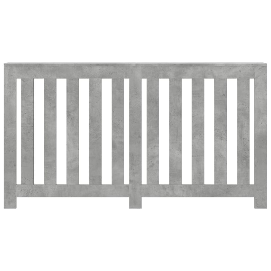 Radiatorombouw 149x20x82 cm bewerkt hout betongrijs