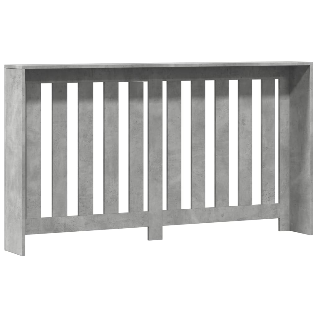 Radiatorombouw 149x20x82 cm bewerkt hout betongrijs