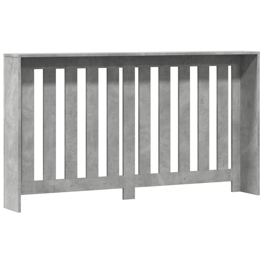 Radiatorombouw 149x20x82 cm bewerkt hout betongrijs