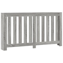 Radiatorombouw 149x20x82 cm bewerkt hout grijs sonoma eiken