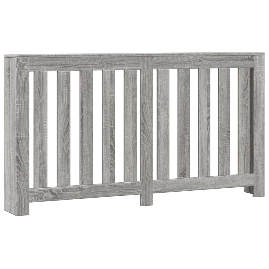Radiatorombouw 149x20x82 cm bewerkt hout grijs sonoma eiken
