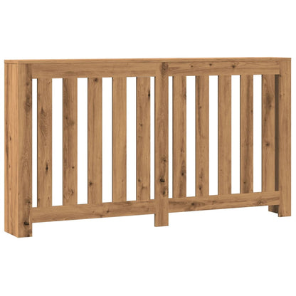 Radiatorombouw 149x20x82 cm bewerkt hout artisanaal eikenkleur