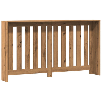 Radiatorombouw 149x20x82 cm bewerkt hout artisanaal eikenkleur