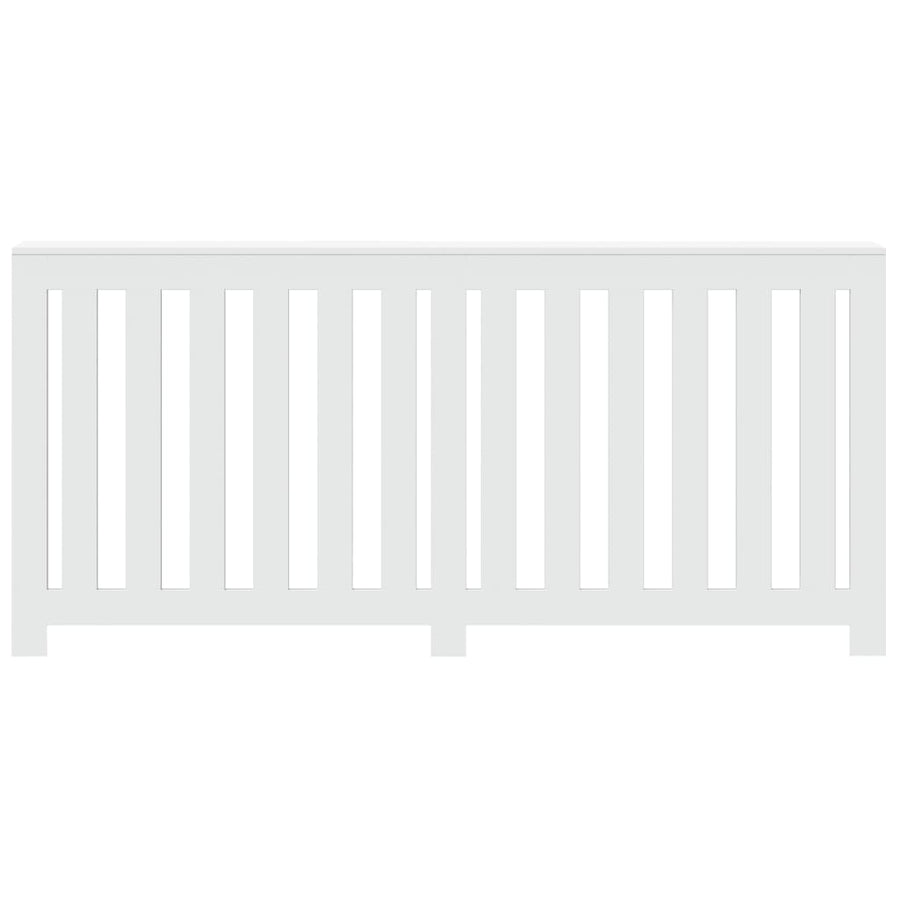 Radiatorombouw 175x20x82 cm bewerkt hout wit
