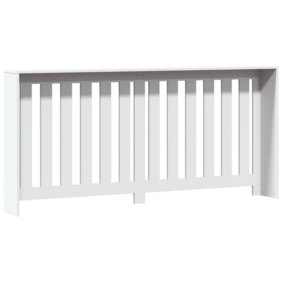 Radiatorombouw 175x20x82 cm bewerkt hout wit