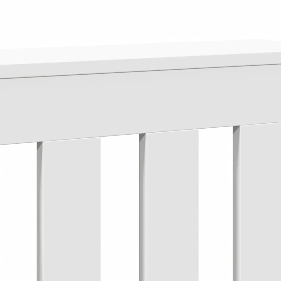 Radiatorombouw 175x20x82 cm bewerkt hout wit