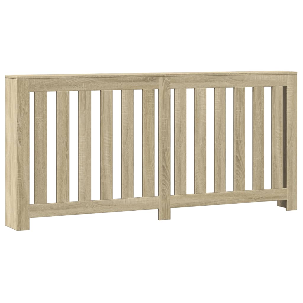 Radiatorombouw 175x20x82 cm bewerkt hout sonoma eikenkleurig