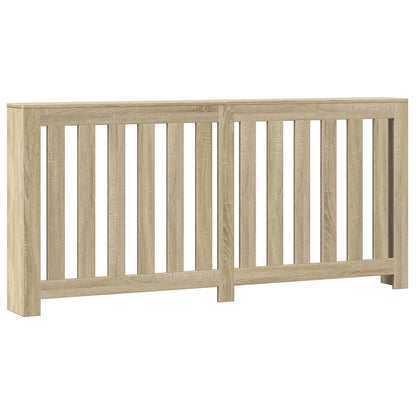Radiatorombouw 175x20x82 cm bewerkt hout sonoma eikenkleurig
