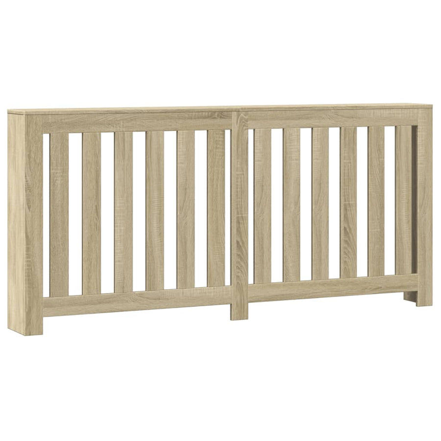 Radiatorombouw 175x20x82 cm bewerkt hout sonoma eikenkleurig