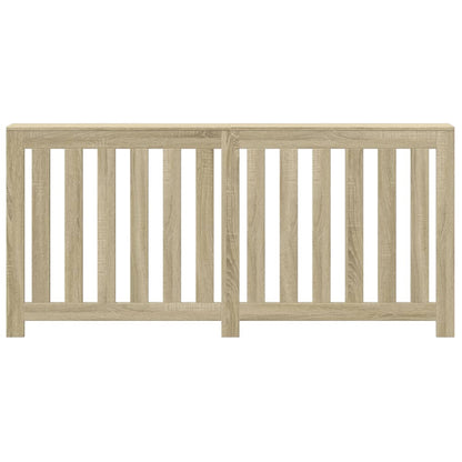 Radiatorombouw 175x20x82 cm bewerkt hout sonoma eikenkleurig