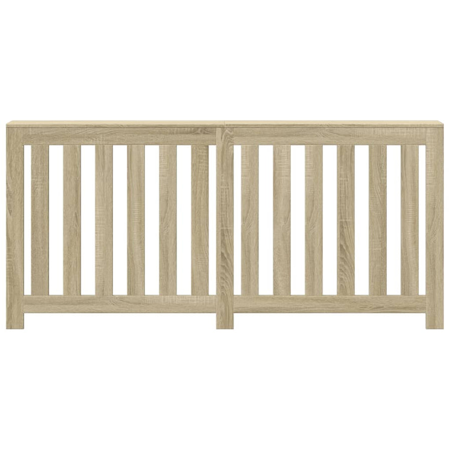 Radiatorombouw 175x20x82 cm bewerkt hout sonoma eikenkleurig