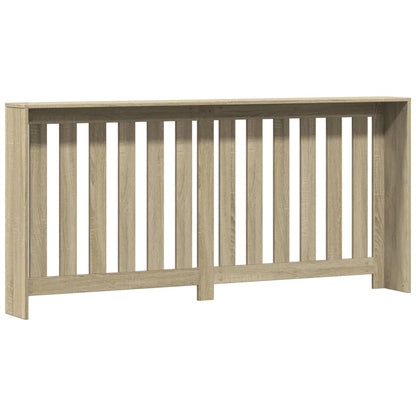 Radiatorombouw 175x20x82 cm bewerkt hout sonoma eikenkleurig