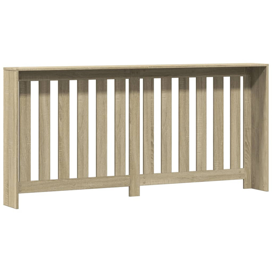 Radiatorombouw 175x20x82 cm bewerkt hout sonoma eikenkleurig