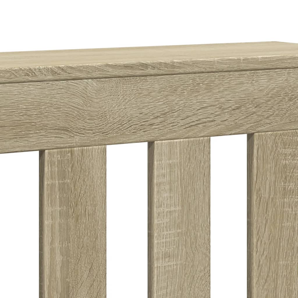 Radiatorombouw 175x20x82 cm bewerkt hout sonoma eikenkleurig