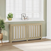 Radiatorombouw 175x20x82 cm bewerkt hout sonoma eiken