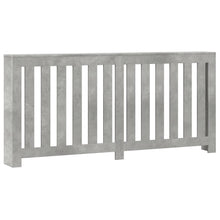 Radiatorombouw 175x20x82 cm bewerkt hout betongrijs