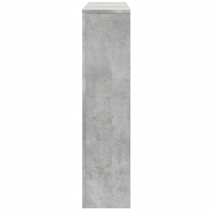 Radiatorombouw 175x20x82 cm bewerkt hout betongrijs