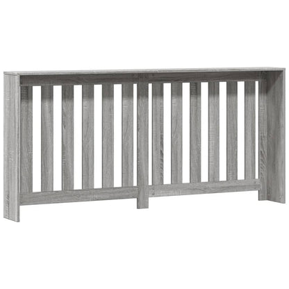 Radiatorombouw 175x20x82 cm bewerkt hout grijs sonoma eiken