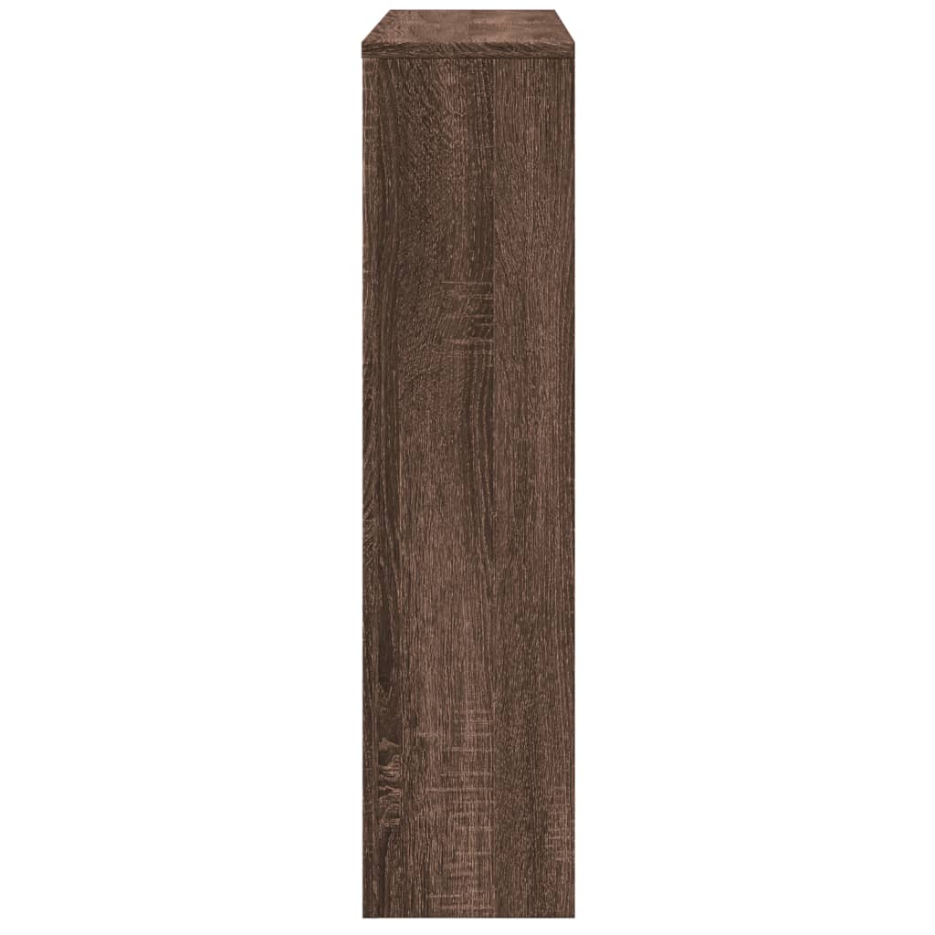 Radiatorombouw 175x20x82 cm bewerkt hout bruin eikenkleurig
