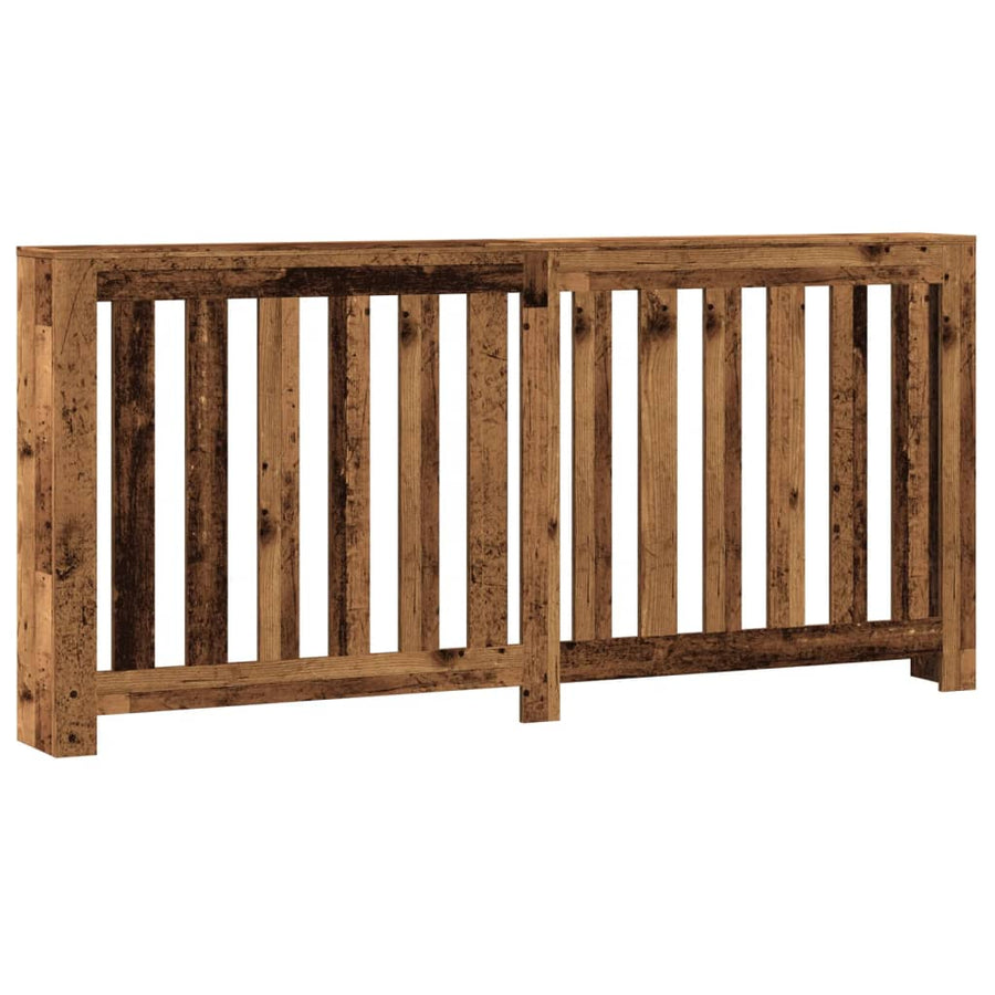 Radiatorombouw 175x20x82 cm bewerkt hout oud hout