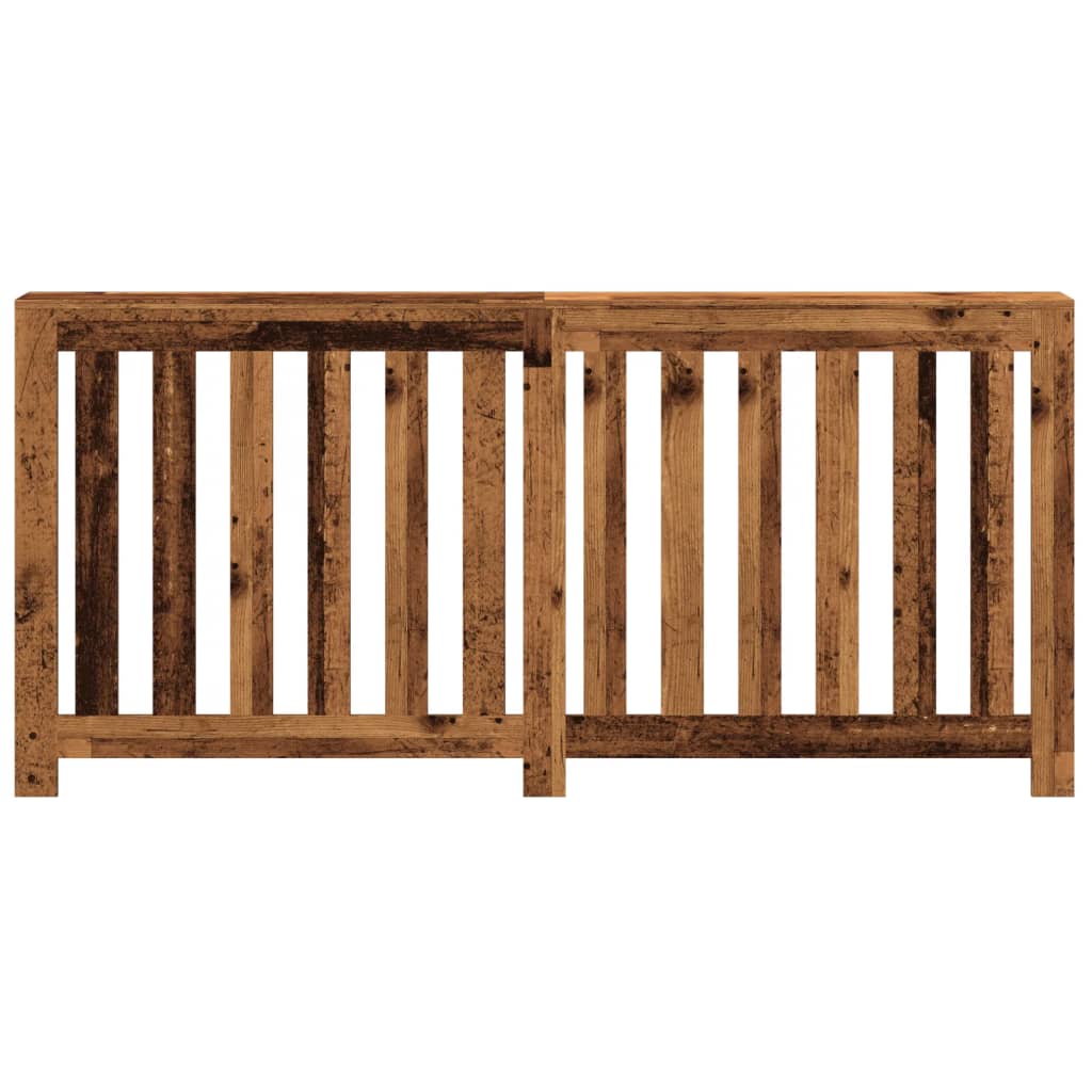 Radiatorombouw 175x20x82 cm bewerkt hout oud hout