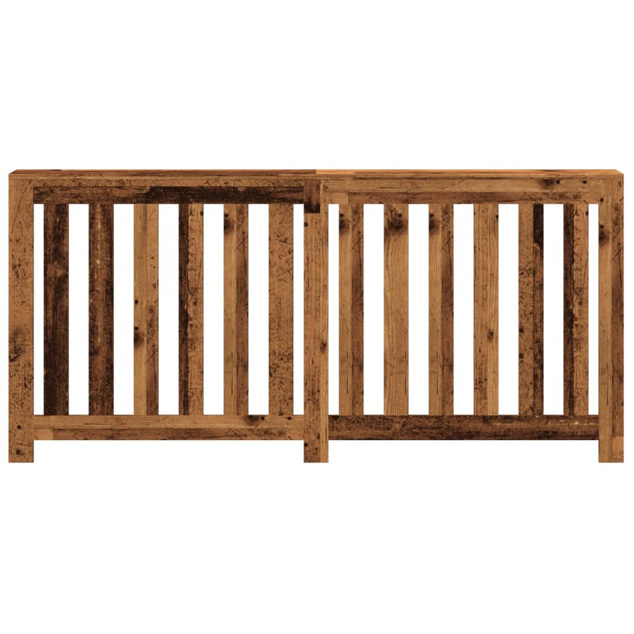 Radiatorombouw 175x20x82 cm bewerkt hout oud hout