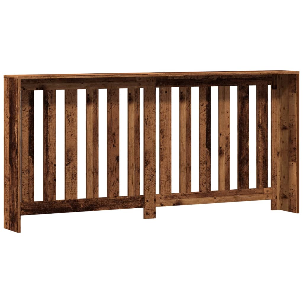 Radiatorombouw 175x20x82 cm bewerkt hout oud hout